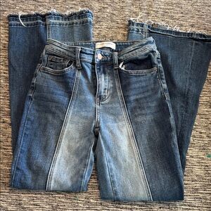 flying monkey high rise flare jeans